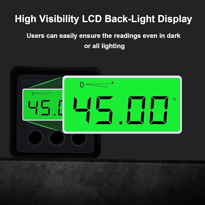 Digital Angle Gauge, Angle Finder Magnetic Digital Level Protractor, Table Saw - Image 3