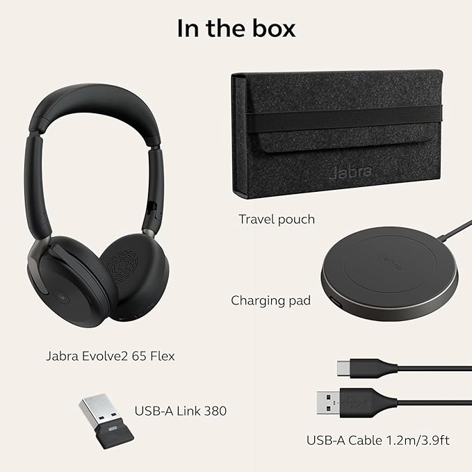Jabra Evolve2 65 Flex Stereo Headset - Image 8