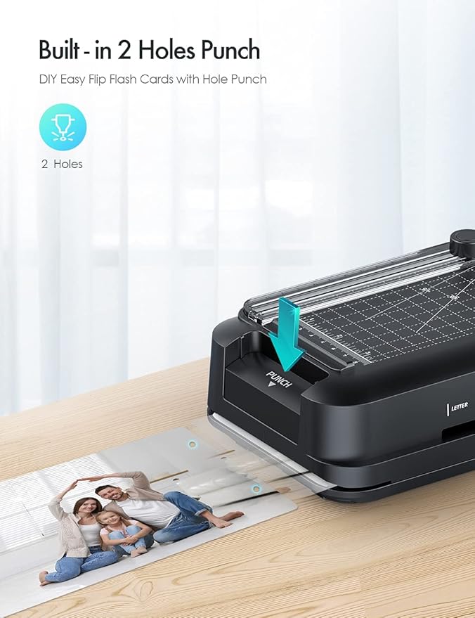 SINOPUREN 9-Inch Laminator Machine, Fast 3-Min Warm-Up, 3-in-1 Thermal Laminator - Image 7
