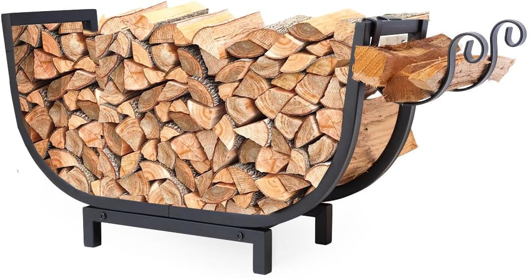 fireproof pros firewood rack outdoor and indoor firewood, main product view