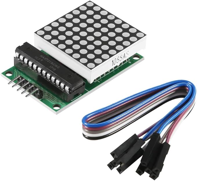 ACEIRMC 4pcs MAX7219 Dot Matrix Display Module Single-Chip Control LED Module - Image 2