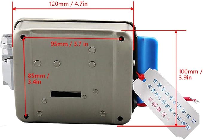 AMOCAM Electric Electronic Door Lock 6pcs Computerized Doted Keys DC 12V - Image 6