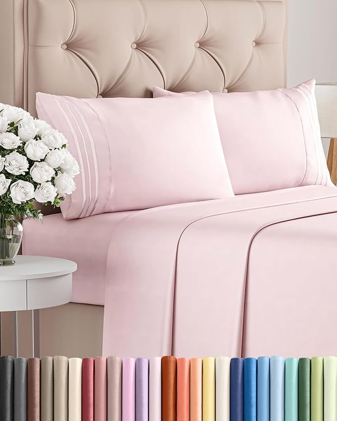 Queen Size 4 Piece Sheet Set by CGKUnlimited