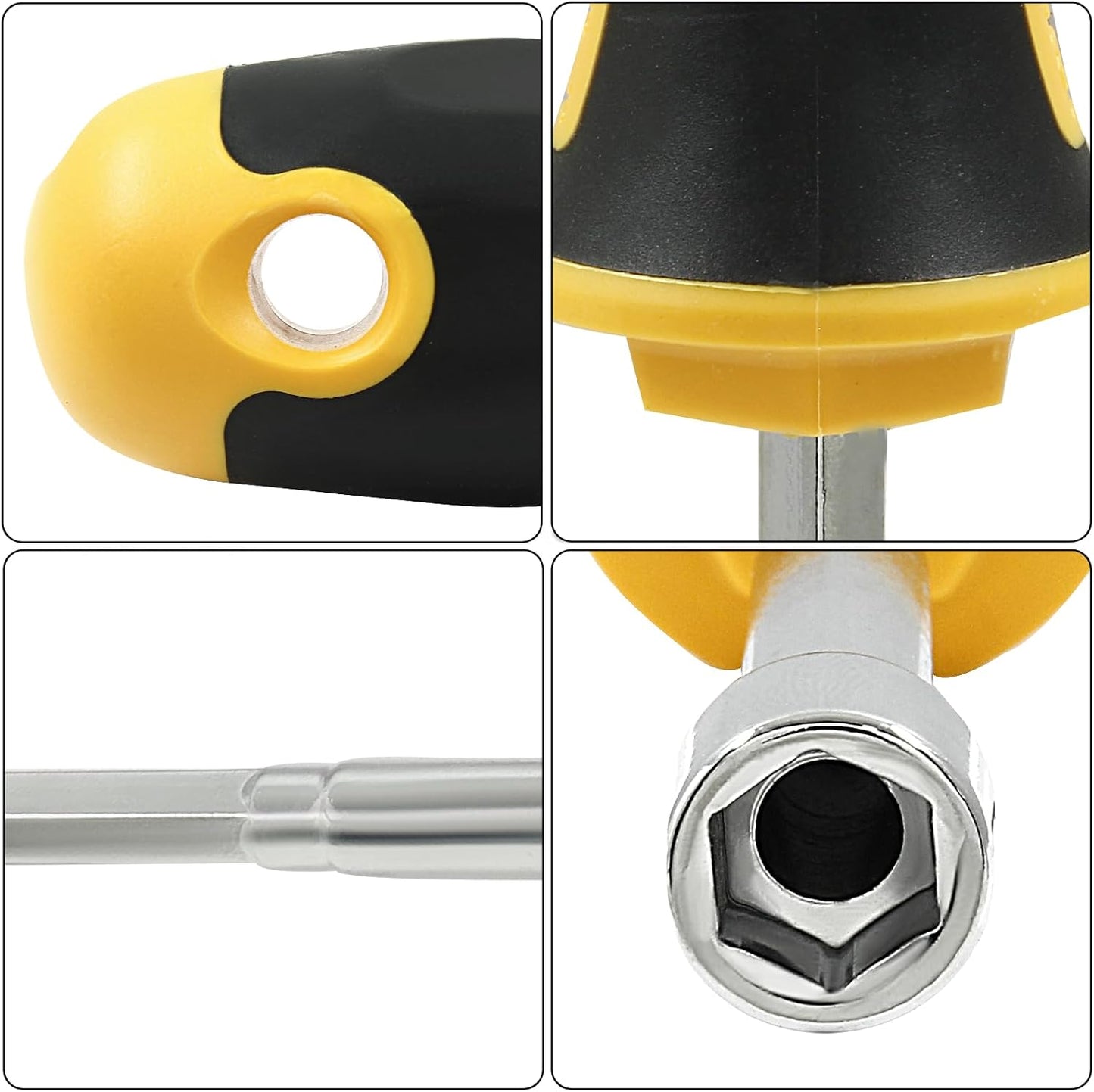 Bonsicoky 10mm Socket Wrench Screwdriver | High-Carbon Steel, Hex Nut Driver Key, Hand Tool, For DIY & Hand-Making
