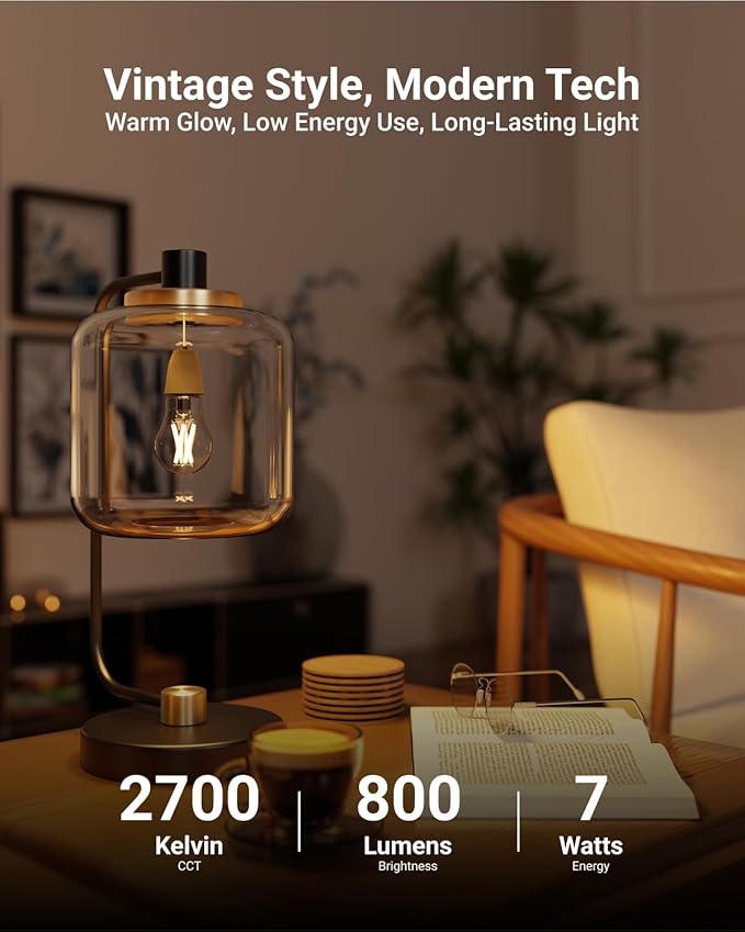 Sunco 24 Pack A15 Light Bulb LED, Edison Style Bulb, Dimmable Vintage Filament - Image 2