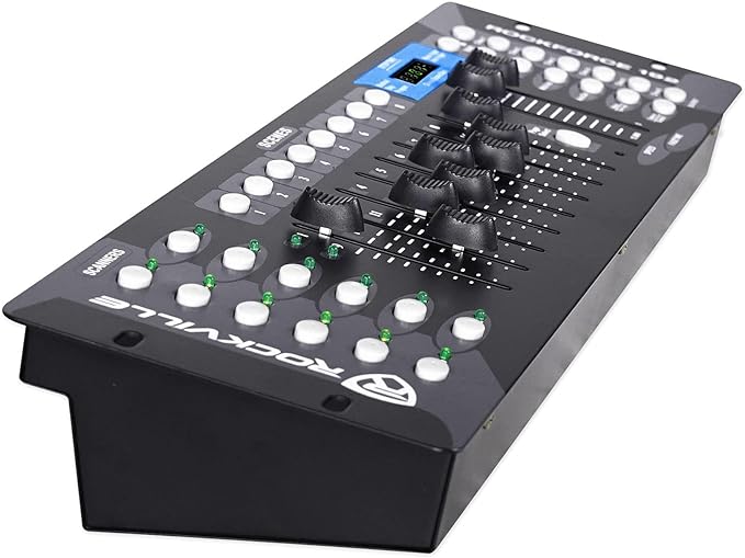Rockville ROCKFORCE 192-Channel DMX Lighting Controller, Sound-Activated - Image 2