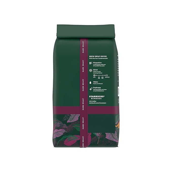 Starbucks Whole Coffee Beans, Dark Roast Hot or Iced Coffee, Single-Origin - Image 10