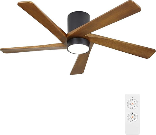 WINGBO 48 Inch Flush Mount DC Ceiling Fan by HomePage