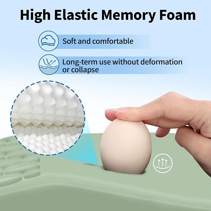 YIWEI Ergonomic Mouse Pad with Wrist Rest - Image 3