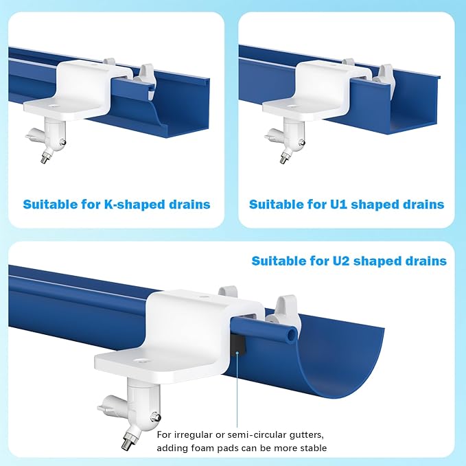 Didalo 2 Pack Gutter Mount Compatible - Image 3