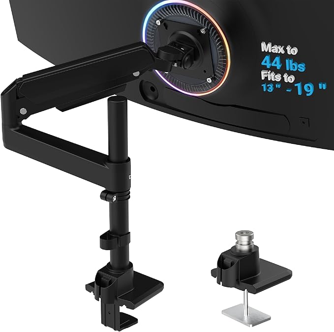 Heavy Duty Monitor Arm for 13-49 Inch Ultrawide Screens, Holds Up to 44lbs by Ergounion