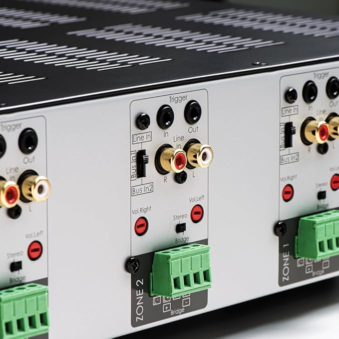 OSD Audio MX880 GEN2 4 Zone Amplifier 8Ch x 80W, Class D, Front Panel On/Off - Image 2