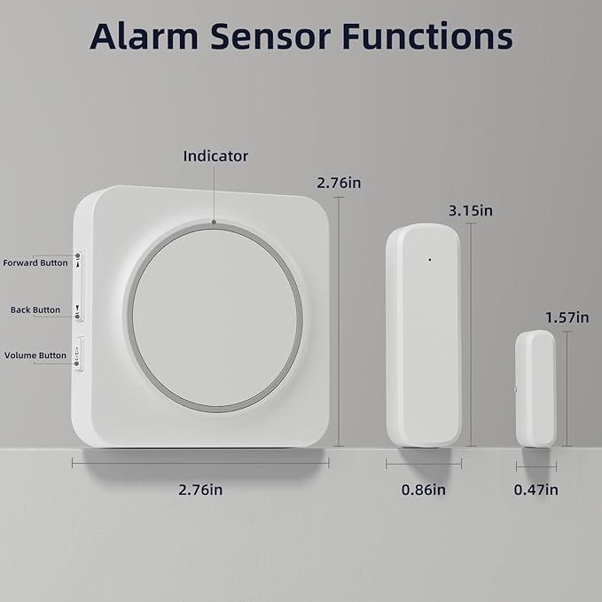 Door Chime, Door Sensor Chime When Door Opens, BITIWEND Door Entry Alarm - Image 7