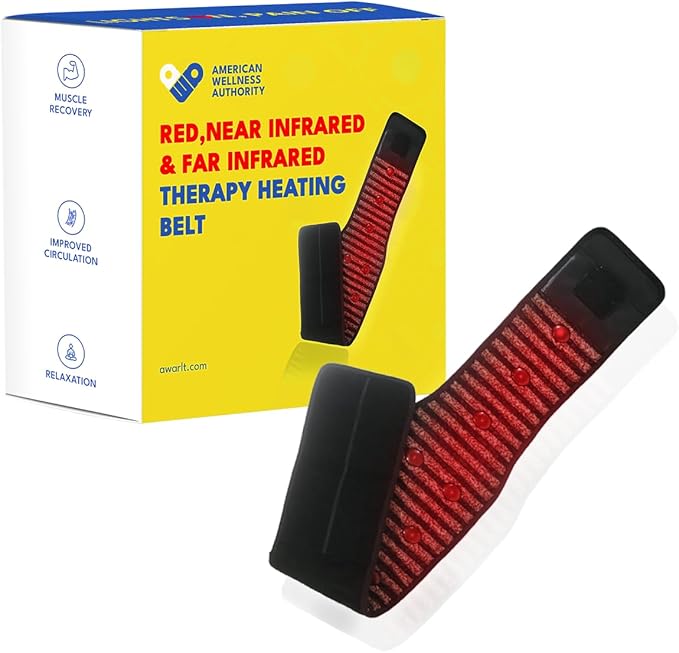 Red Light Therapy for Body – Advanced Infrared Heating Pad by AmericanWellnessAuthority