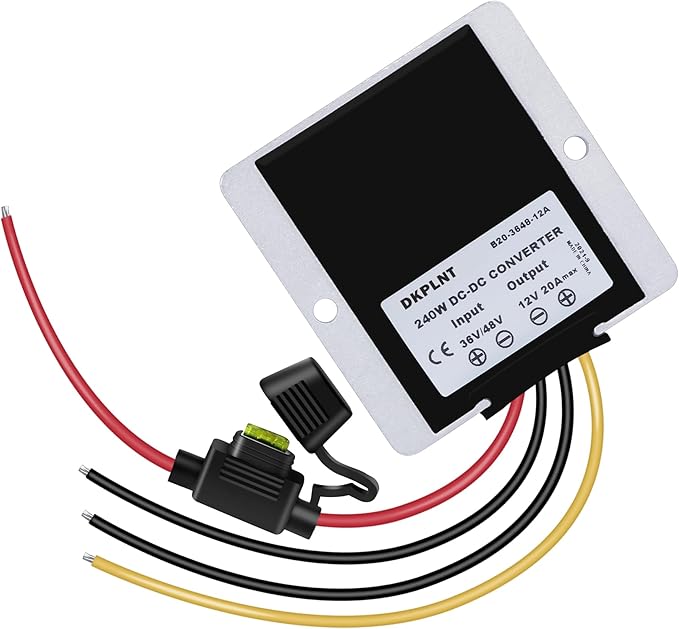 dkplnt 20A 240W 12v Golf Cart 48V 36V to 12V Converter Voltage Regulator - Image 2