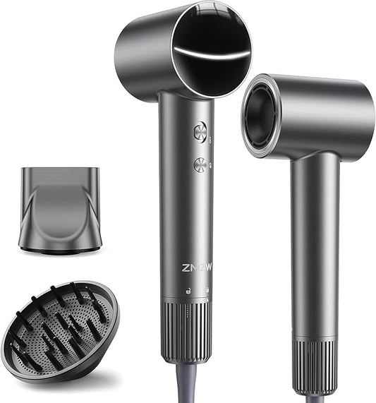 Hair Dryer, High-Speed Ionic Quiet Blow Dryer by ZMZW