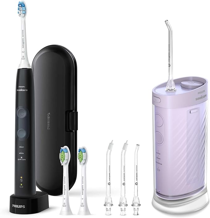 Philips Sonicare Compact Flosser 1000, ProtectiveClean 5300 Rechargeable by PhilipsSonicare