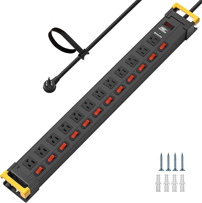 CRST Heavy Duty Metal Power Strip by CRST