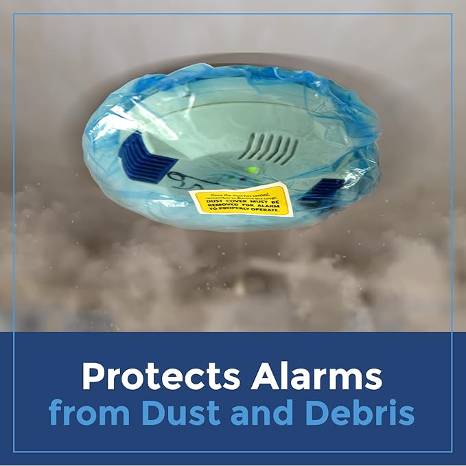 IMPRESA Pack of 12 Temporary Smoke Detector Cover Pack - Image 2