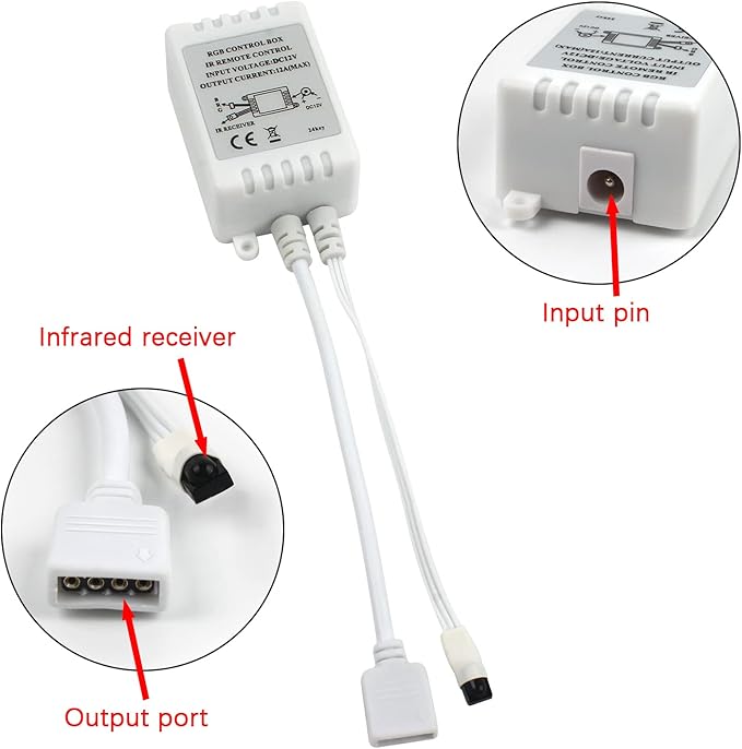 Taoellen RGB LED Light Strip Remote Controller, Dimmer - Image 8