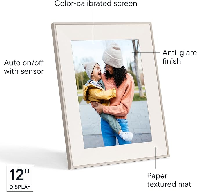 Aspen 12" | Aura's Most Versatile HD Digital Picture Frame - Image 7