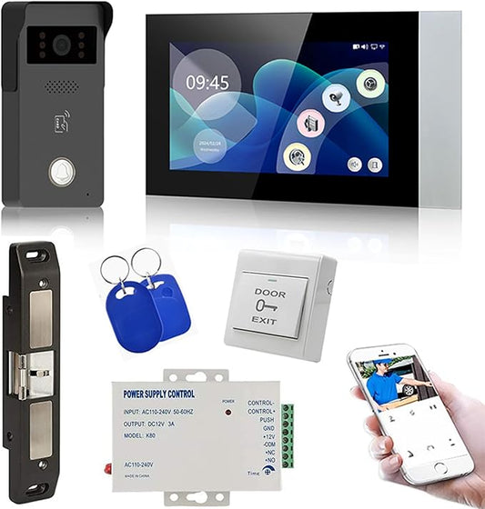 MENGQI-CONTROL LCD Video Door Intercom Access Control System Electric Strike by MENGQI-CONTROL