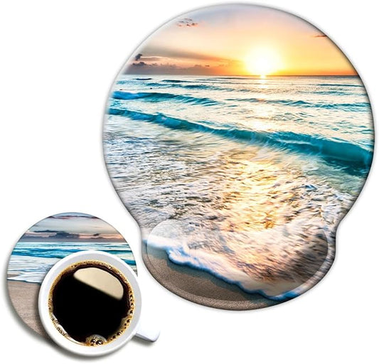 Ergonomic Mouse Pad with Wrist Support, Mouse Pad with Wrist Rest, Relieve by Dooke