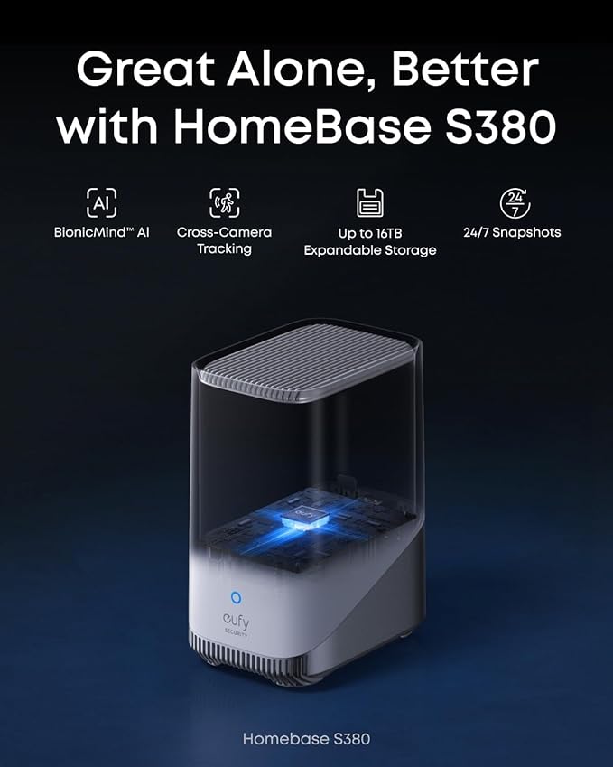 eufy Security eufyCam S4 2-Cam Kit, 4K Solar Camera Wireless Outdoor, Triple - Image 8