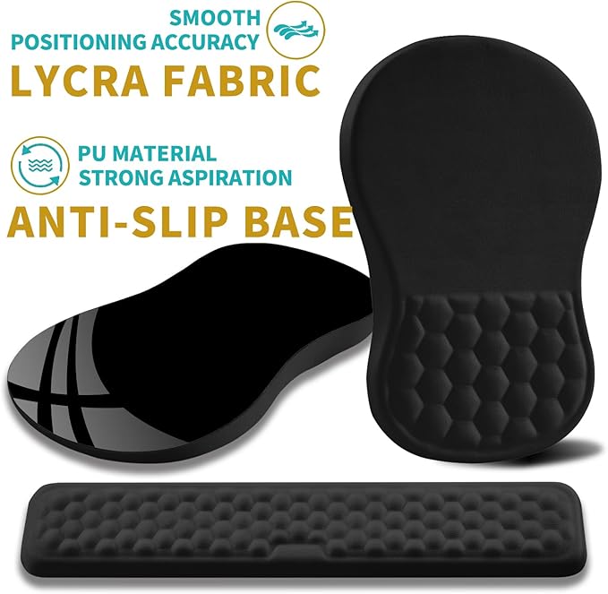 Hokafenle 2 in 1 Ergonomic Mouse Pad Wrist Support & Wrist Rest - Image 6