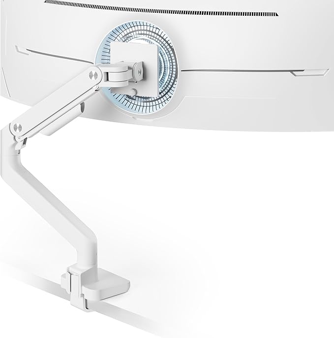 ARES WING Ultrawide Monitor Arm White by ARESWING