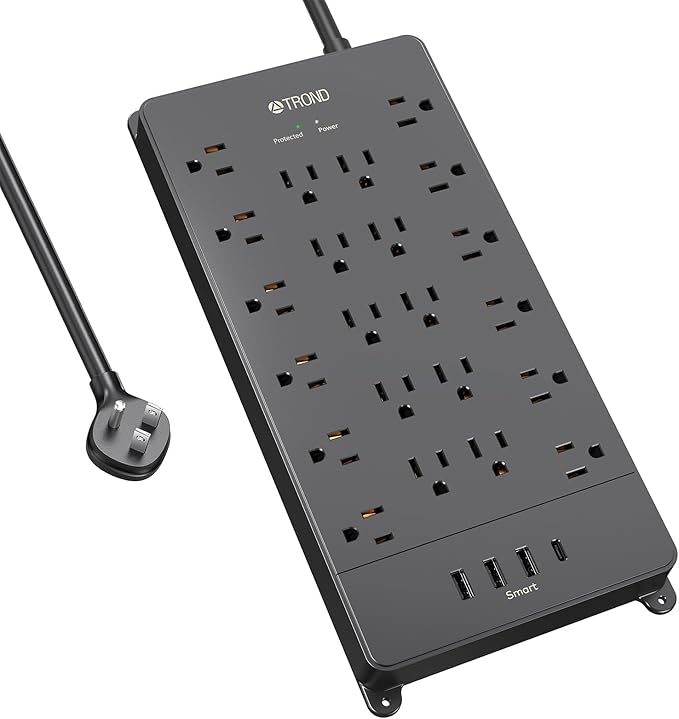 TROND Surge Protector Power Strip by TRONDOfficial
