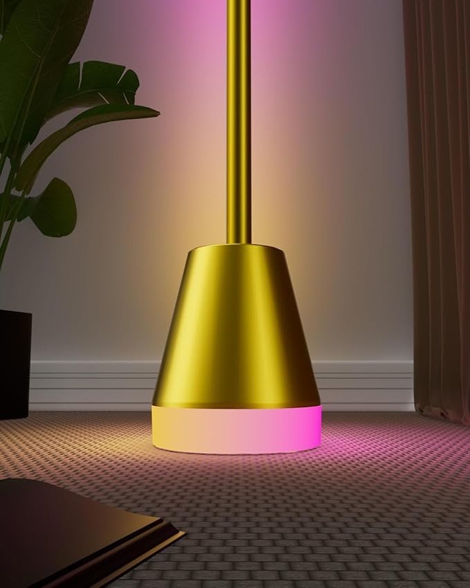 Keepsmile Smart RGB LED Corner Floor Lamp, 172 LEDs Bright Standing Lamps - Image 2