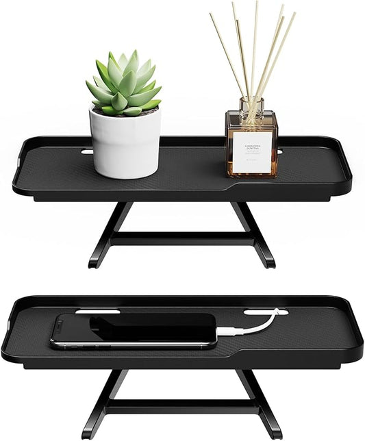 CABTE 2 Pcs TV Top Shelf- Adjustable Monitor Screen Shelf, TV Top Storage by CABTE