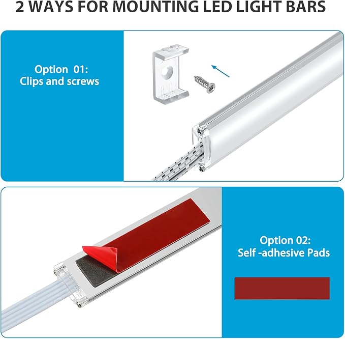 Kitchen Under Cabinet LED Light. RGBW. Color Change & Super Bright Cool White - Image 9