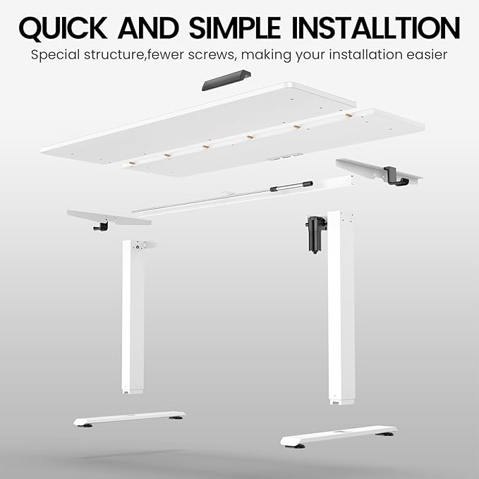 Veken 55 x 23.6 Inch Electric Standing Desk - Image 5