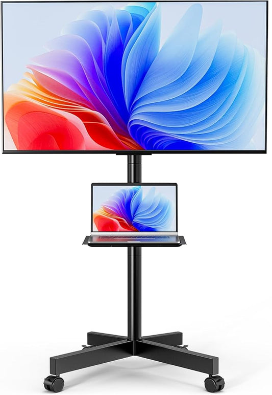 HOLMAXD Mobile TV Stand for 23-65 Inch LCD LED Flat/Curved Panel Screen TVs by Unknown