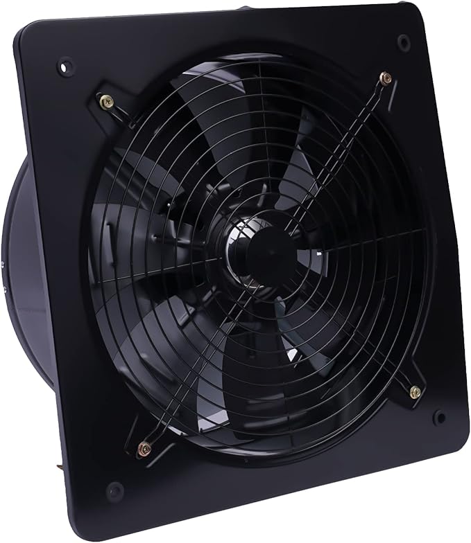 18 inch Portable Exhaust Fan, 300W Wall Mounted Vent Fans Ventilating Fan by VPABES