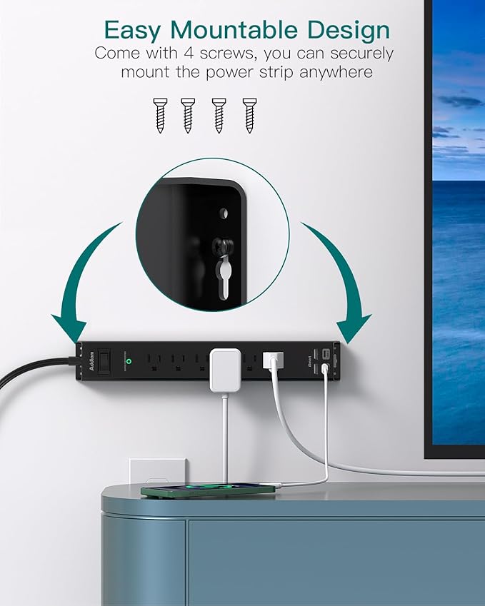Surge Protector Power Strip - Image 6