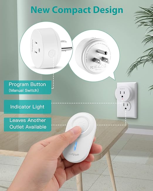 HAPYTHDA Remote Control Outlet, Remote Light Switch - Image 7