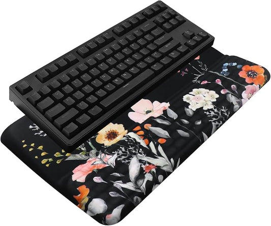 Computer Keyboard Stand with Wrist Rest, Ergonomic Tilted Keyboard Holder by KEPUTAIER
