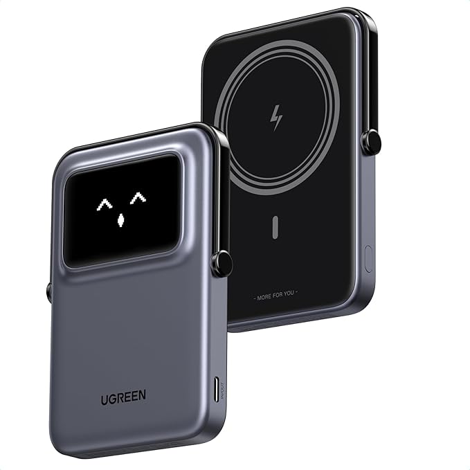 UGREEN Uno Magnetic Power Bank, Wireless Portable Charger, 20W Fast Charging by UGREEN