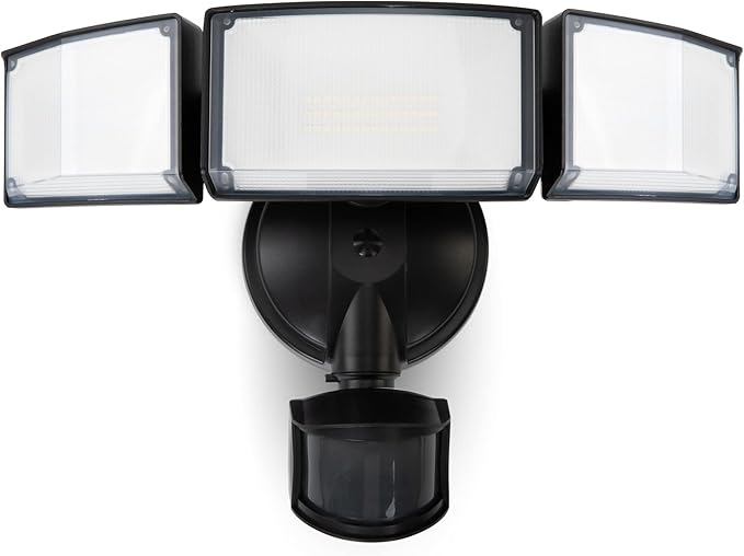 LUTEC 72W 7500LM LED Security Lights Motion Sensor Light Outdoor, 5000K Daylight by LUTEC