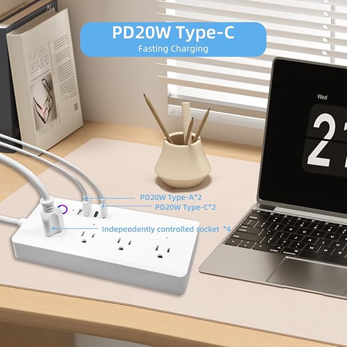 Matter Smart Power Strip, Works - Image 7