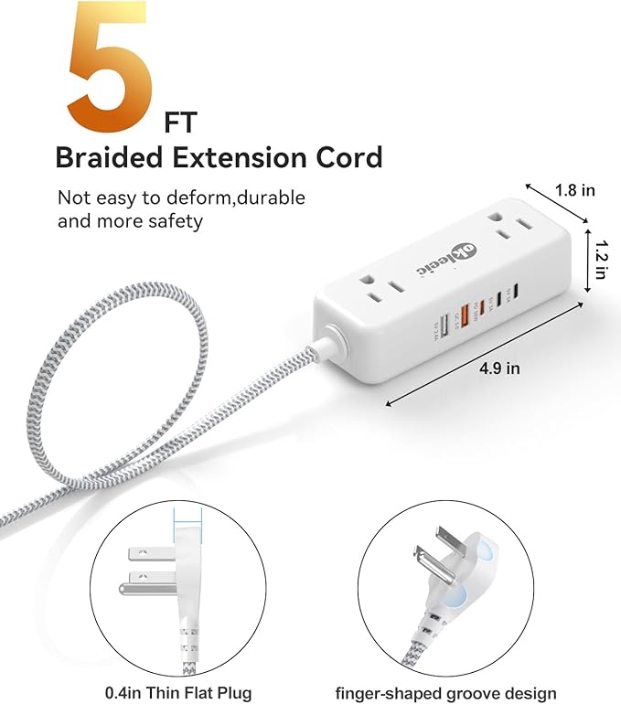 PD30W USB C Travel Power Strip, Cruise Power Strip - Image 2
