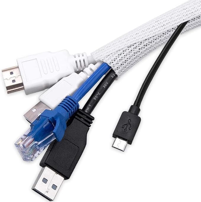 AGPTEK Cable Sleeve Cover, 25ft by AGPTEK