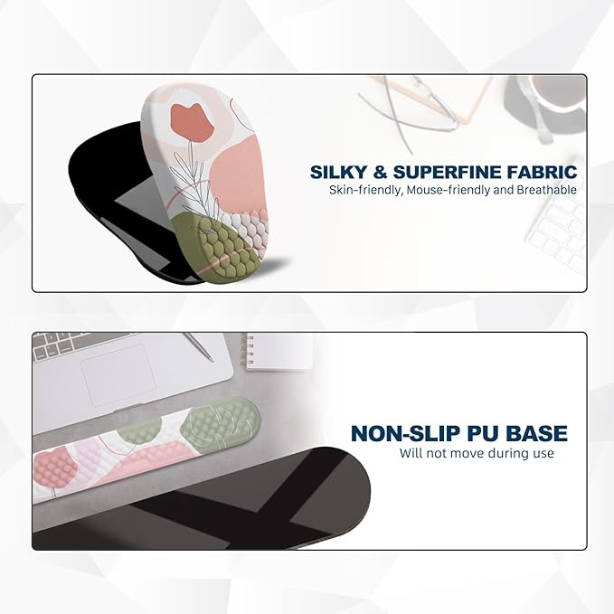 Hasinart Ergonomic Mouse Pad and Keyboard Wrist Rest - Image 4