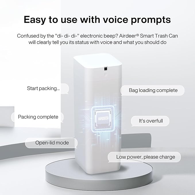 Airdeer L2 Automatic Trash Can, 8 Gallon Self Sealing and Self-Changing Smart - Image 5