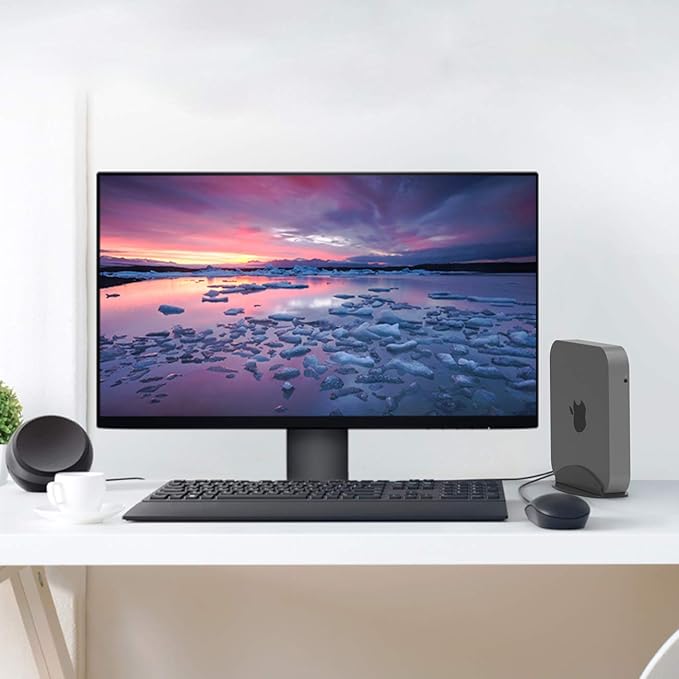 Bylitco Desktop Stand for Mac Mini 2010-2023, Vertical Holder, Space-Saving - Image 6