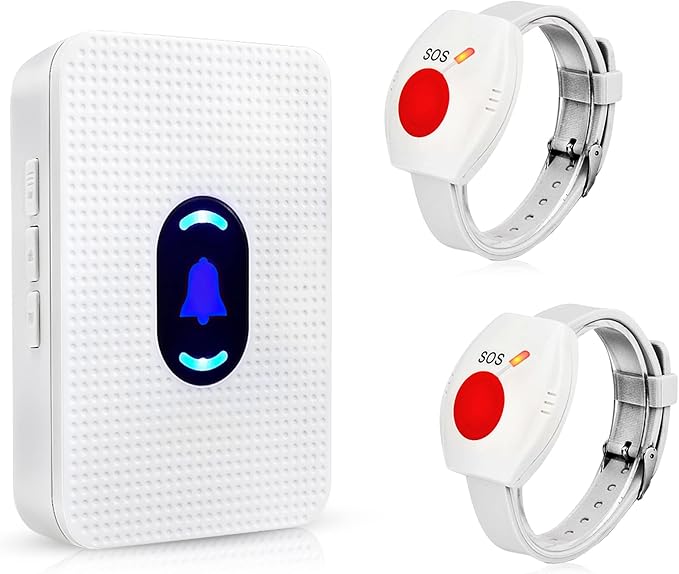 Daytech Wireless Caregiver Pager Wrist Call Button Personal Help Alert Pager by DAYTECH