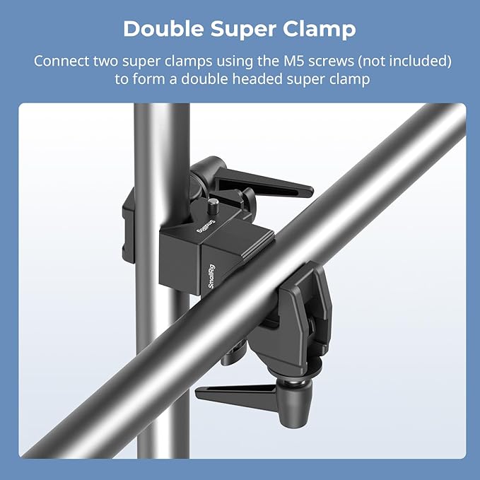 SMALLRIG Super Clamp Kit, Heavy Duty Max Load 33lb /15kg, - Image 6